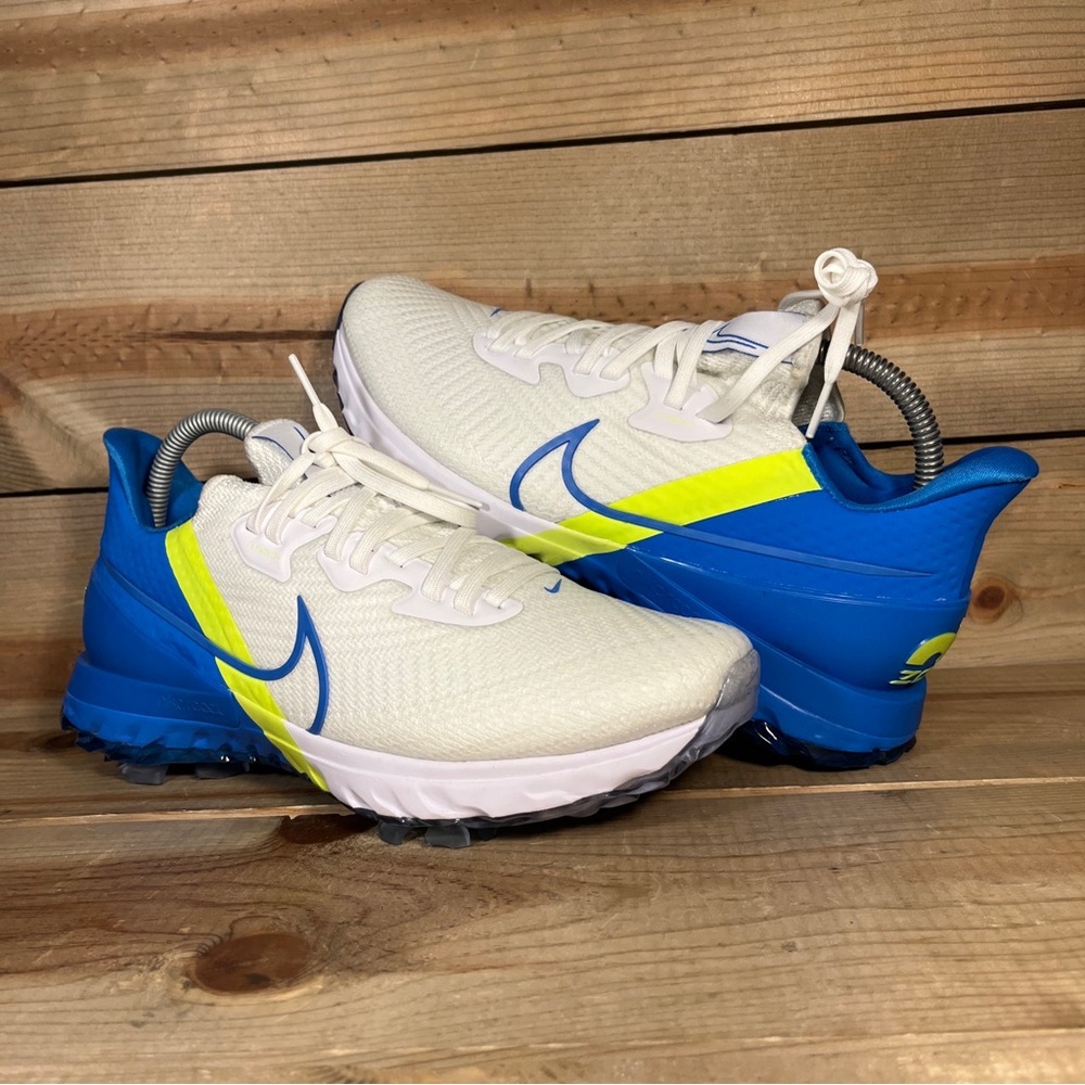 NEW Mens 8 - Nike Air Zoom Infinity Tour “White Volt Baseball Blue” CT0540-102